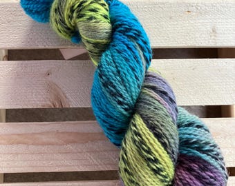 Hilo Zebra DK teñido a mano: Lana peruana de las tierras altas, 2 cabos (100 g/246 yd)