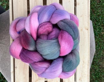 Top de lana Shaniko: 100 % merino x rambouillet, 20,4 micras, tejido a mano (4 oz)