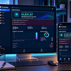 FocusBudget OS | ADHD Budget Planner HTML App | Paycheck Budgeting & Money Organizer Dashboard | No Spreadsheet Digital Download