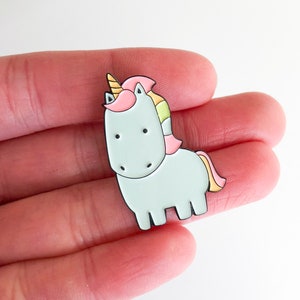 Cute Unicorn Enamel Pin for Kids and Friends