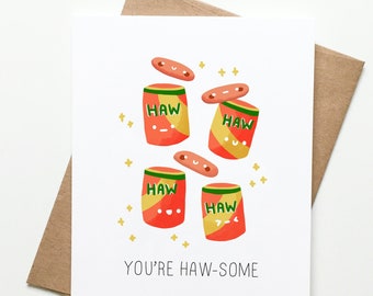 Haw Flakes Card