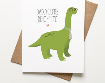 Dinosaur Dad Card