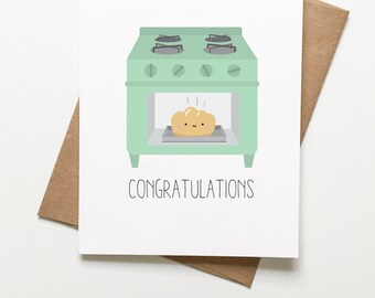 Baby Shower New Mom Greeting Card