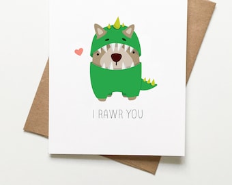 Corgi I Love You Card