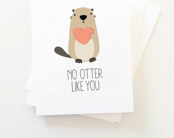 No Otter Like You 3 CARD SET