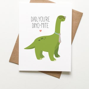 Dinosaur Dad Card