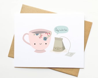 Cute Tea Card