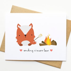 S'more Love Fox Card