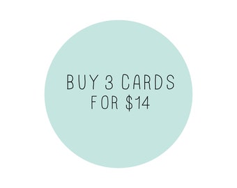 Buy Any 3 Cards - Mix & Match