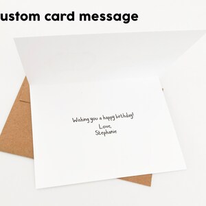 Mensagem de cartão personalizado