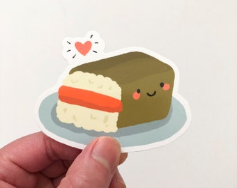 Spam Musubi VINYL Waterproof Sticker
