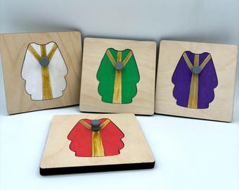 Liturgical Colors - Vestments  (1.5-3, 3-6)