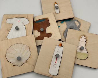 Parts of the Baptism Puzzles  (Toddler)