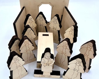 The Wedding Guests - Diorama, Figures, Box (9-12)