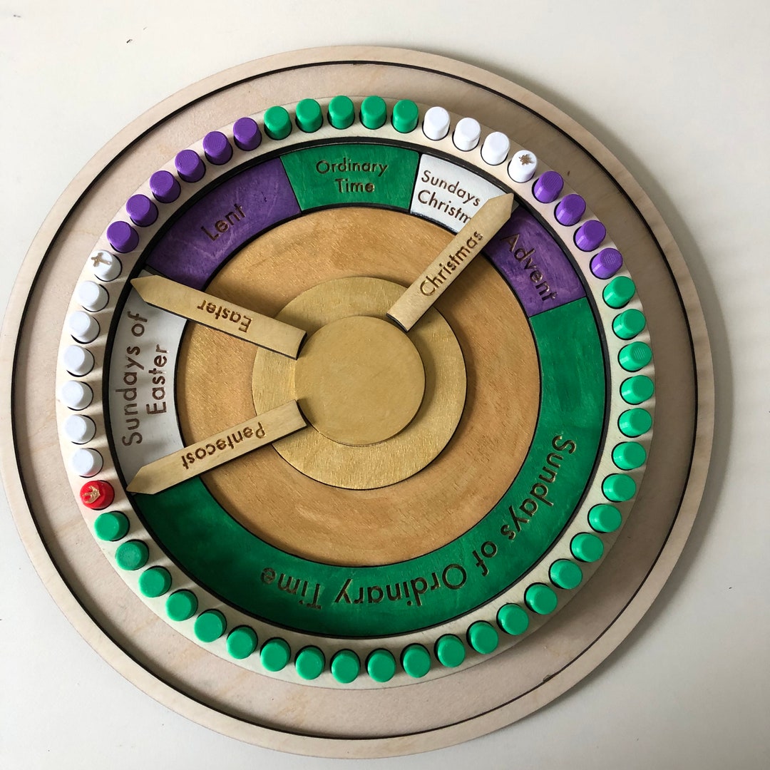 Liturgical Calendar (3 6 6 9) Etsy