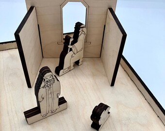 The Debtors - Diorama, Figures, and Box  (9-12)