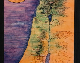 Tolkien-style Cloth Wall Map (6-9, 9-12)
