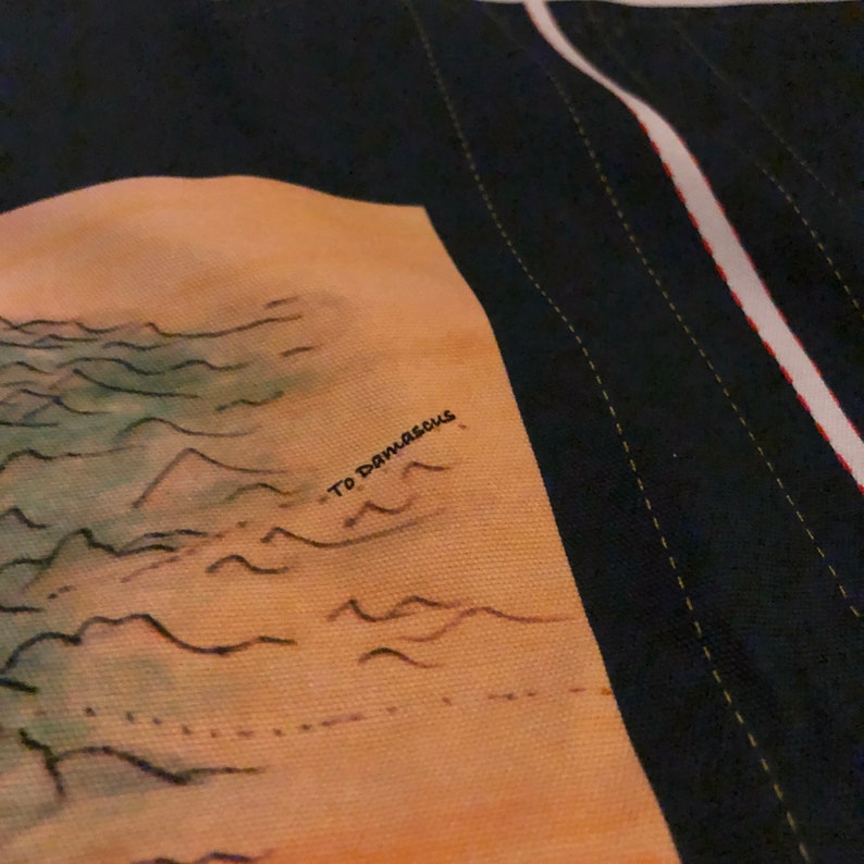 Tolkien-style Cloth Wall Map (6-9, 9-12) - Etsy