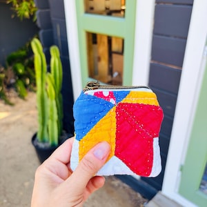 Portamonete trapuntato