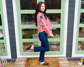 Veste patchwork des années 40 - S/M