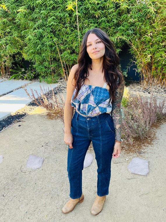 Medium 1920’s patchwork quilt top - image 6