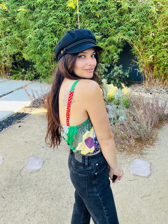 Medium 1930’s patchwork quilt top - image 4