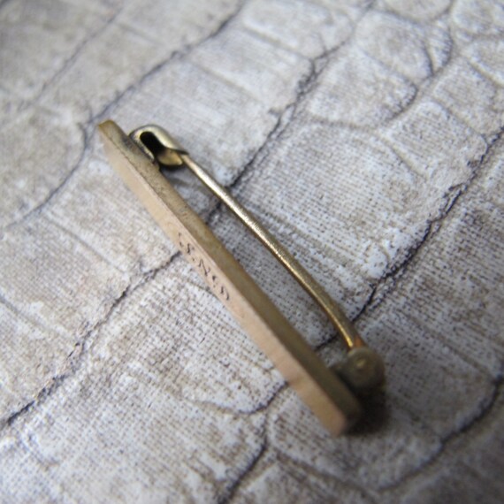 S & S Gold Lingerie Pin. Antique Low Karat/Rolled… - image 7