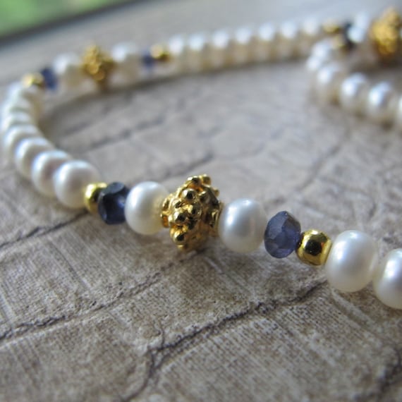 Ancient Museum Style Pearl, Gem & Gold Granulatio… - image 7