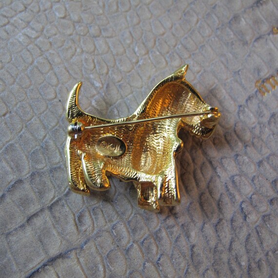 Kenneth Jay Lane Rhinestone Scotty Scottish Terri… - image 6