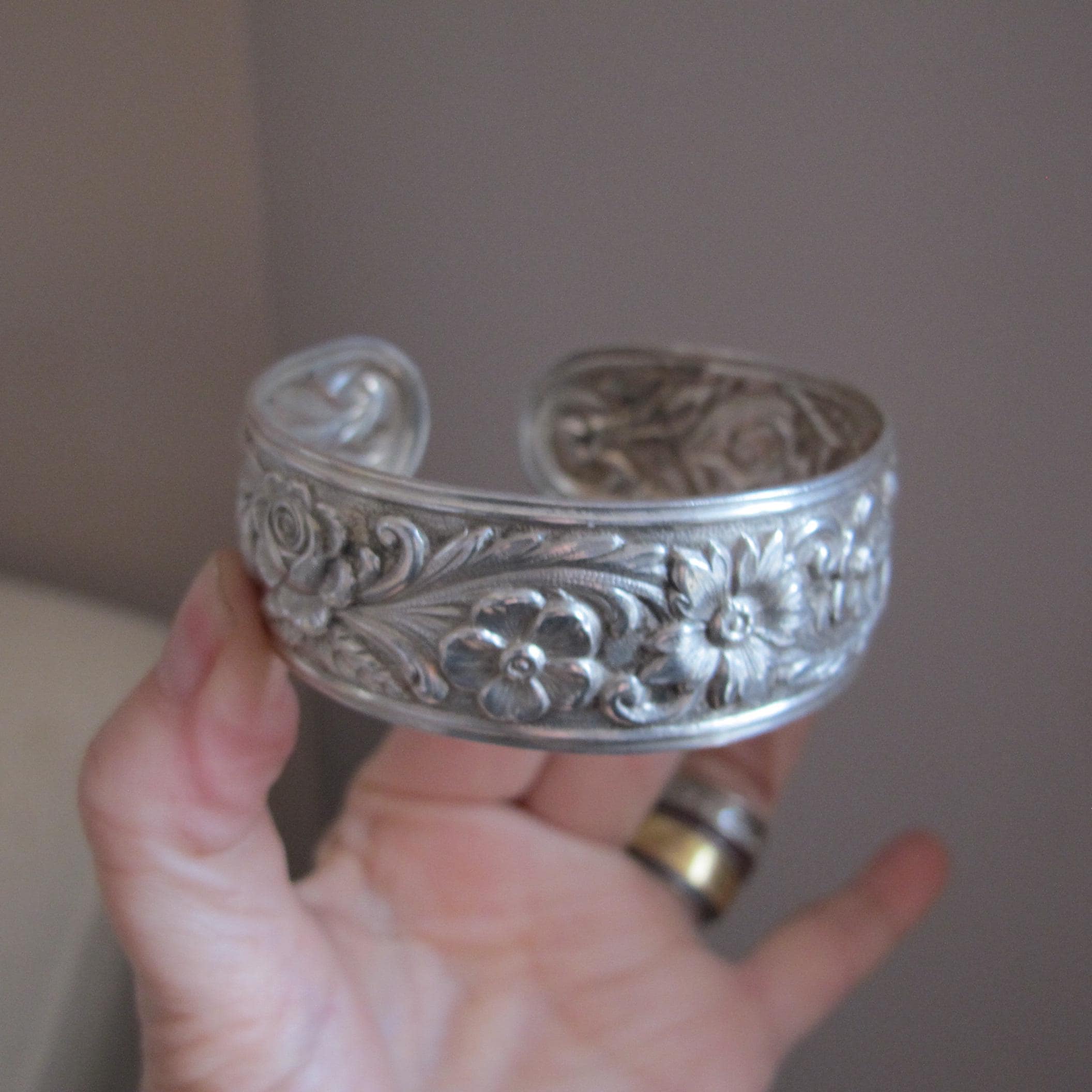 Décapsuleur En Argent Sterling S. Kirk & Son - Motif Rose De Baltimore - États-Unis