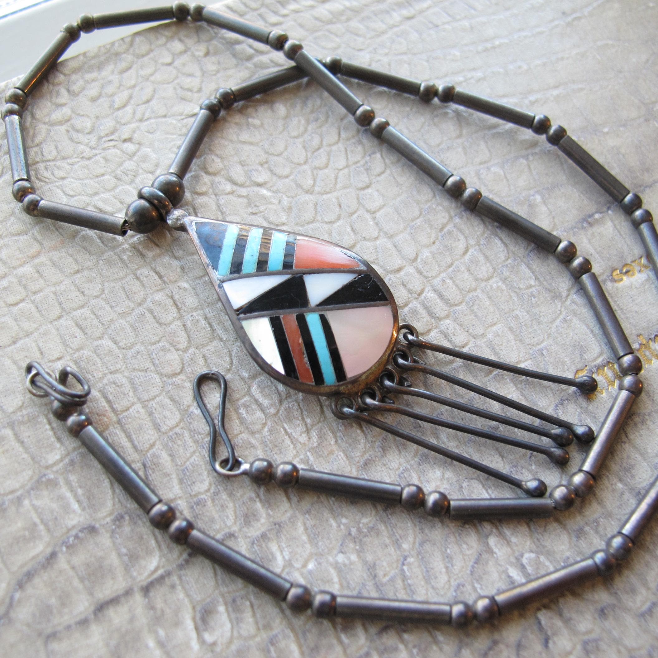 ZUNI ARTISAN RLK Ralph Lillie Kallestewa Hand Signed Sterling
