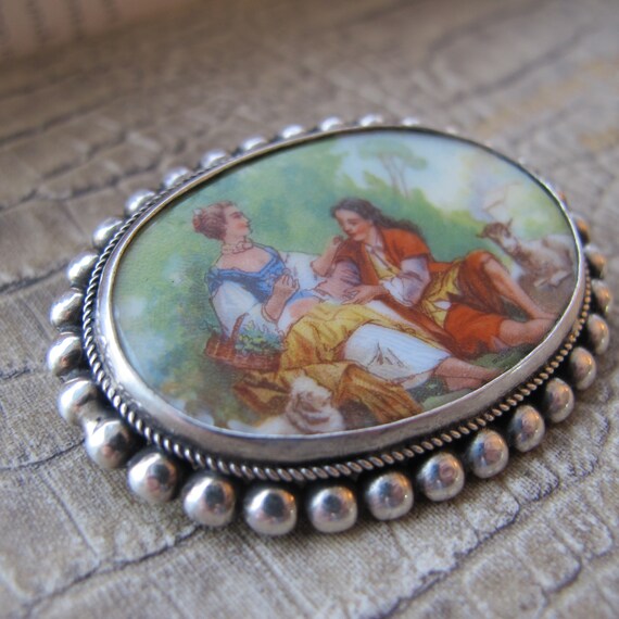 Antique to Older Vintage Porcelain Romantic Lover… - image 9