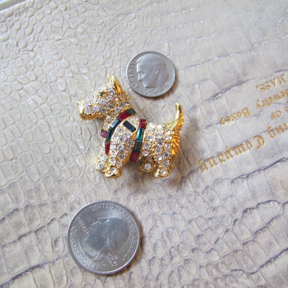 Kenneth Jay Lane Rhinestone Scotty Scottish Terri… - image 5