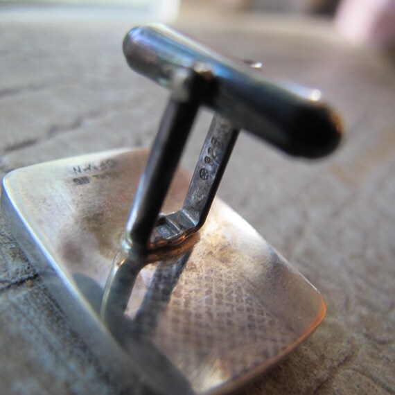 GFMW Sterling Silver Fossil Stone Statement Cuffl… - image 9