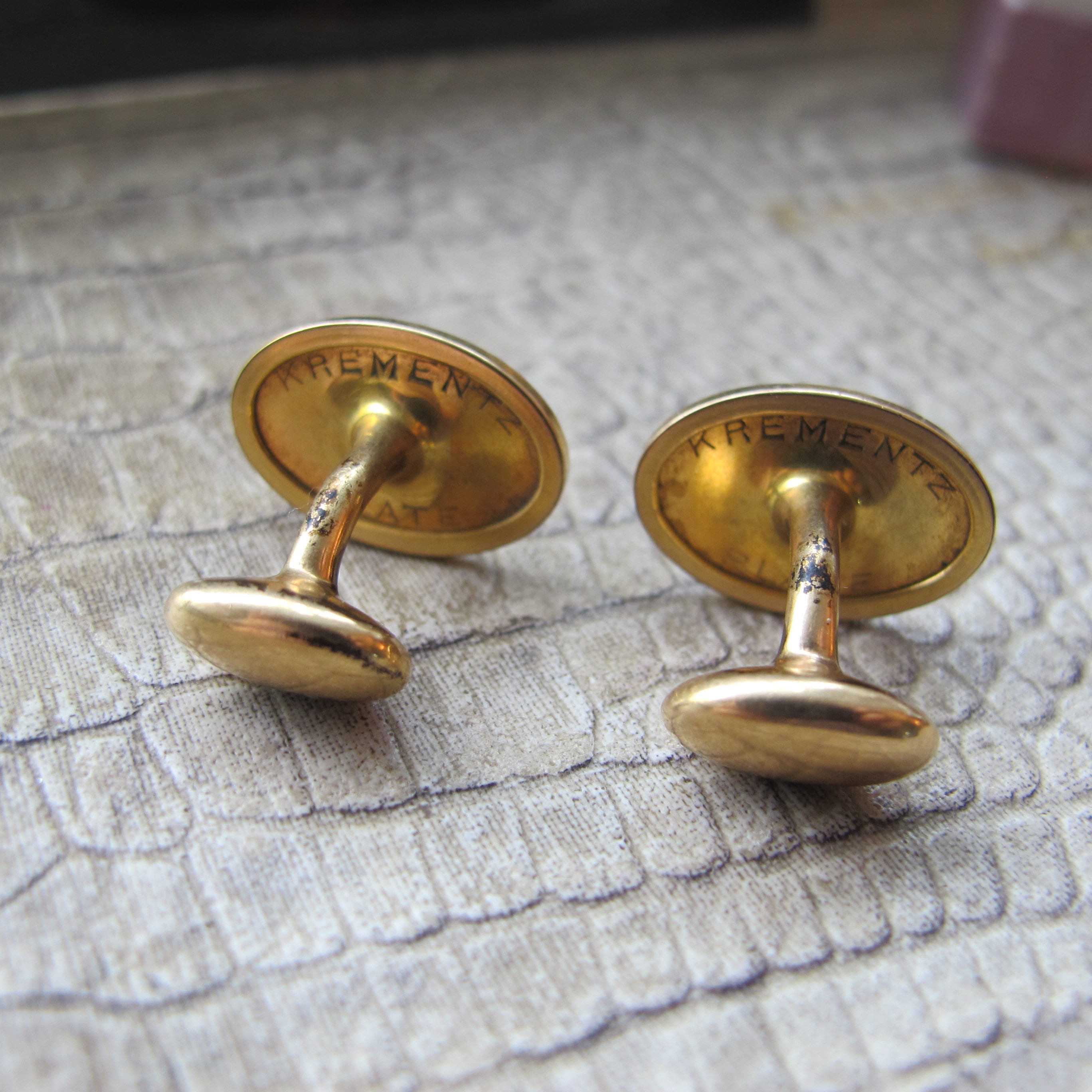 Vintage Krementz and Company Pheasant Cuff Links www.stareheboyscentre