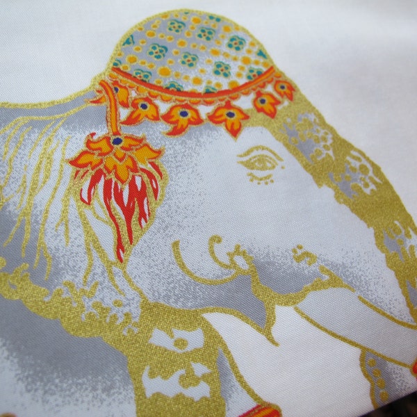 Carré De Soie Jim Thompson Thaïlande - Motif Éléphant 83x80 Cm, Neuf En Pochette