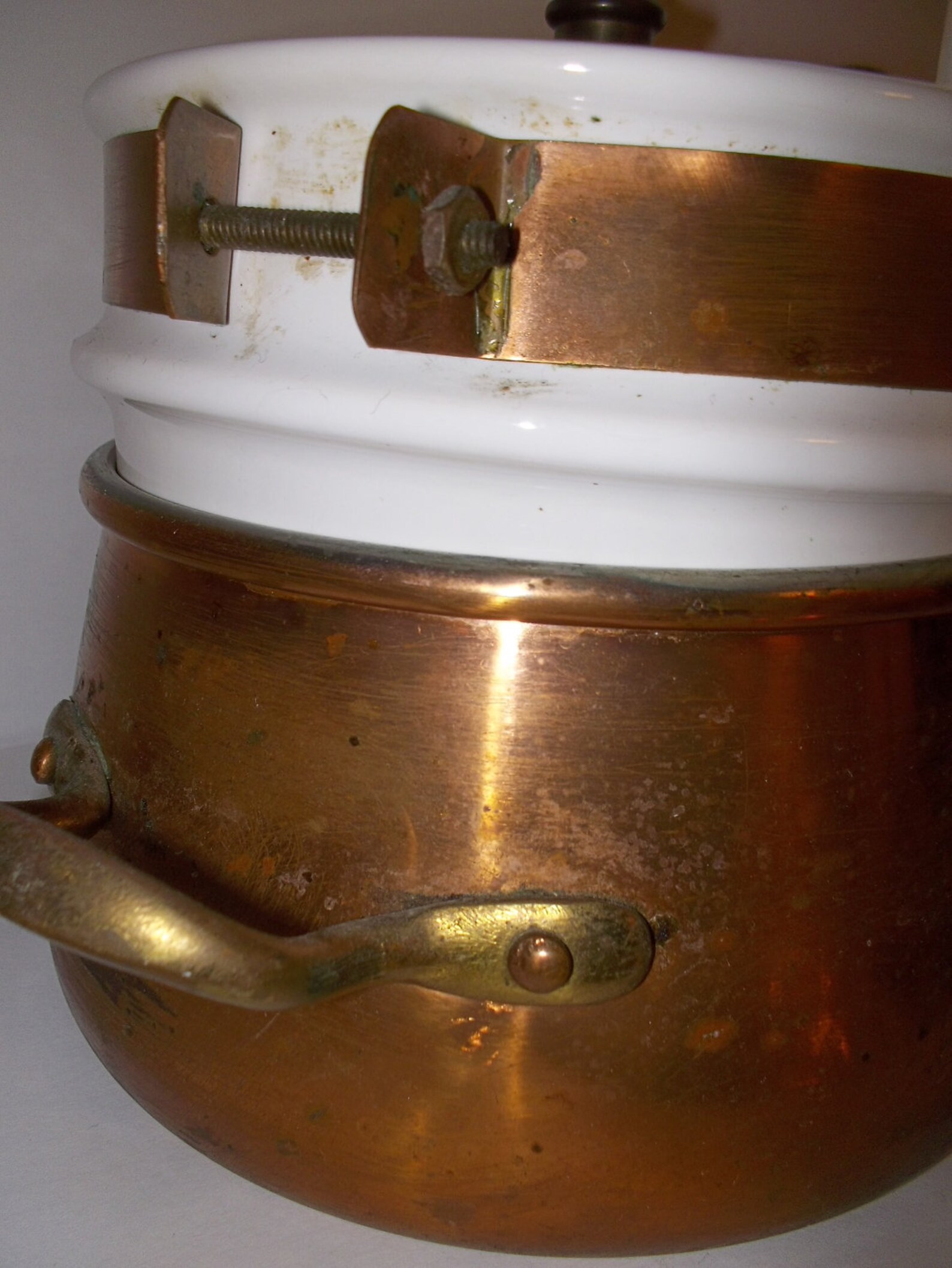 TAURUS PORTUGUESE COPPER DoubleBoiler Pot/ Copper Pot With Etsy