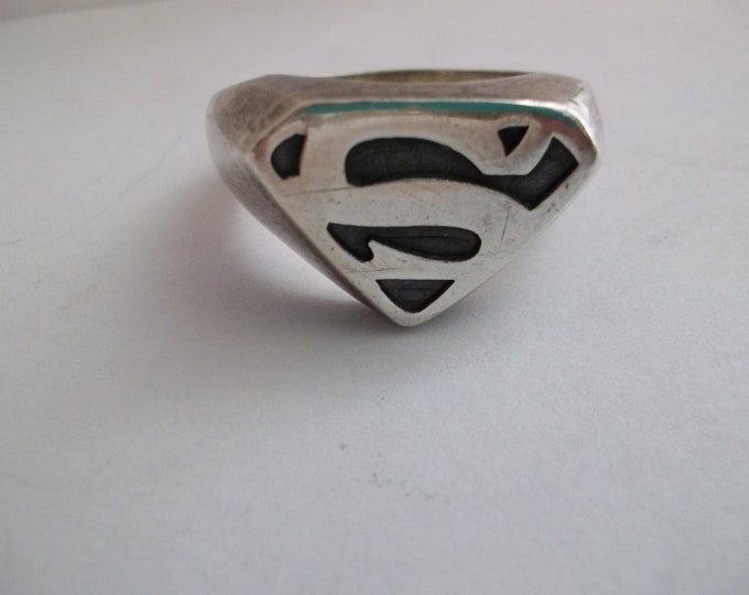Sterling Silver Super MAN Ring for a Super DAD / Men's - Etsy