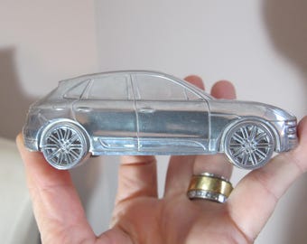 Macan Turbo Limited Edition 1:43 Paperweight Aluminum Chrome Model