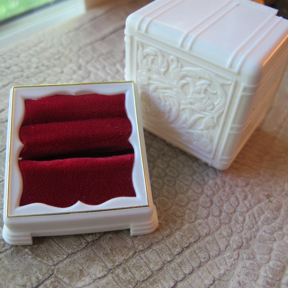 米国ヴィンテージ セルロイド リングボックス 米国ヴィンテージ