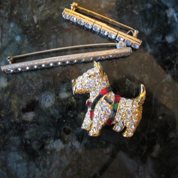 Kenneth Jay Lane Rhinestone Scotty Scottish Terri… - image 8