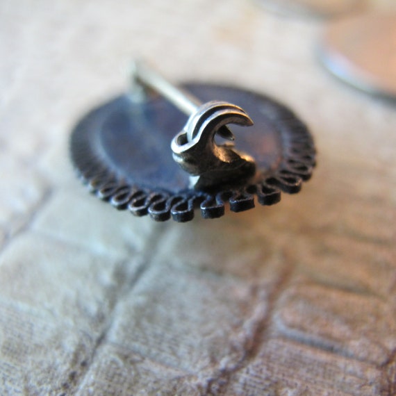 Blister Shell Pearl MOP Sterling Silver Lace Pin,… - image 10