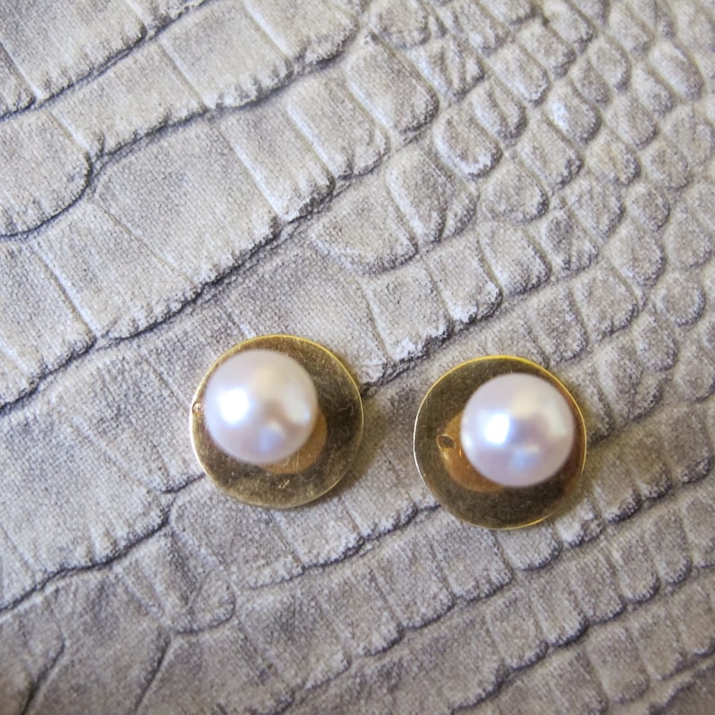 FRENCH 18k Yellow Gold Tuxedo Shirt Studs. Men's Fine Gold Etsy