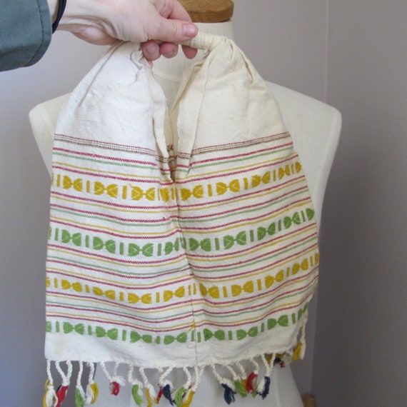 Flour Sack, Tribal Textile Cloth Handbag Purse. Pr