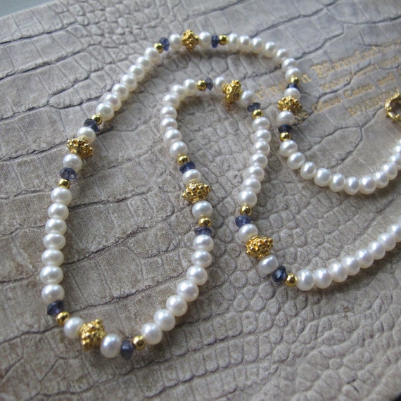 Ancient Museum Style Pearl, Gem & Gold Granulatio… - image 6