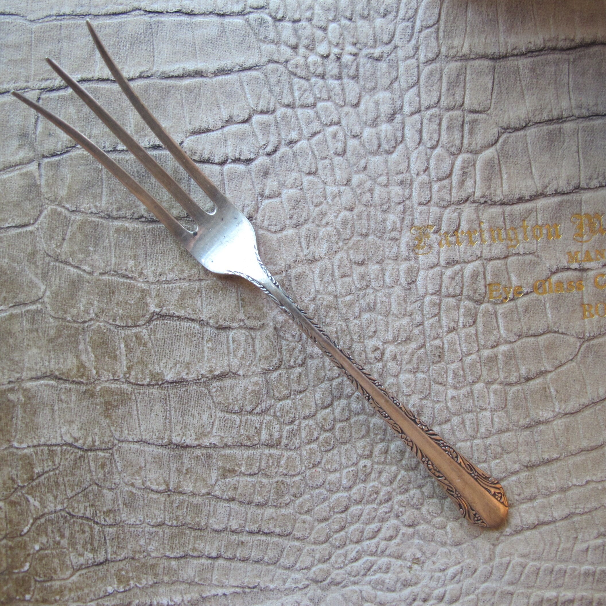 ALVIN STERLING純銀 フォーク Chateau Rose ビンテージ ALVIN STERLING