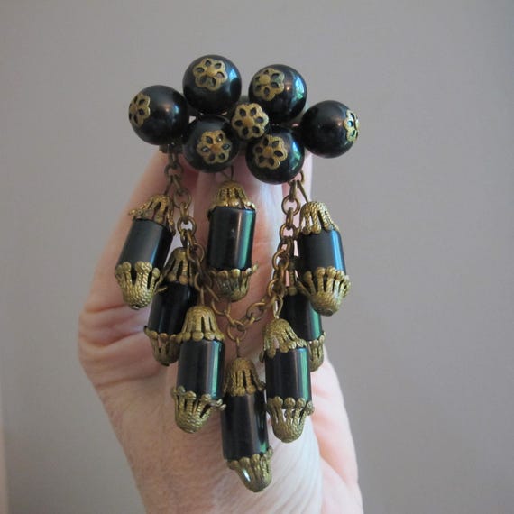 Early Miriam Haskell Unsigned Cascading Bead Stat… - image 10