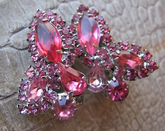 Tiara e Orecchini con strass grandi argento