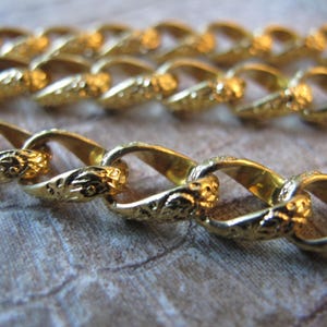 Victorian Revival Gold Costume Decorative Curb Link Chain Necklace &  Matching Bracelet Set by Napier, Vintage Good Quality Costume Jewelry - Etsy