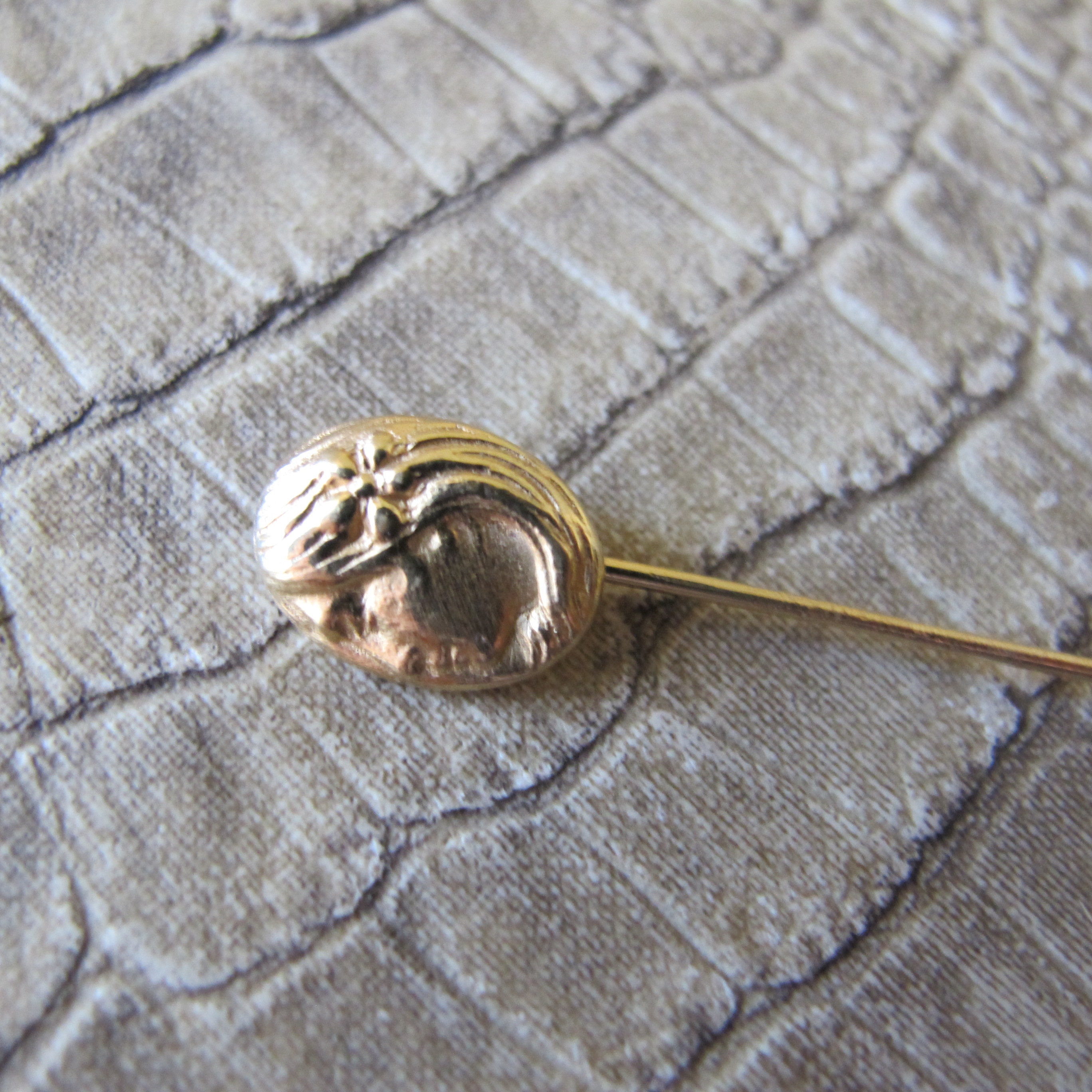 Accessoires Haaraccessoires Haarspelden Antieke jaren 1880 Zuid-Amerikaanse Boliviaanse Solid Silver Hunting Diez Cinco Cent Coin Hair Pin Vintage 